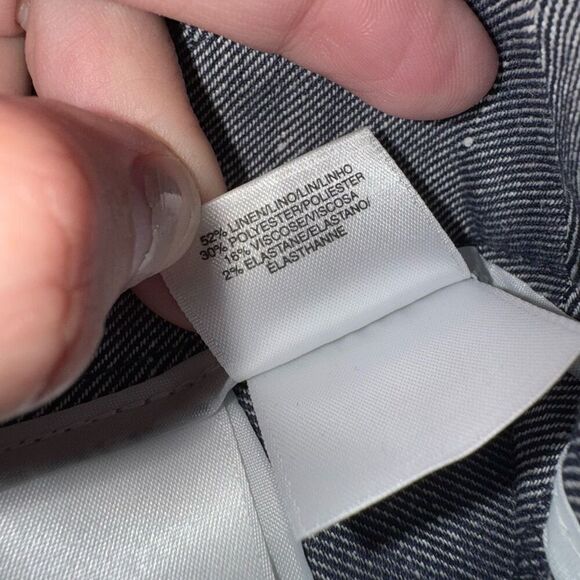 Anne Klein Straight Leg Coordinating Ankle Pant - Picture 7 of 7